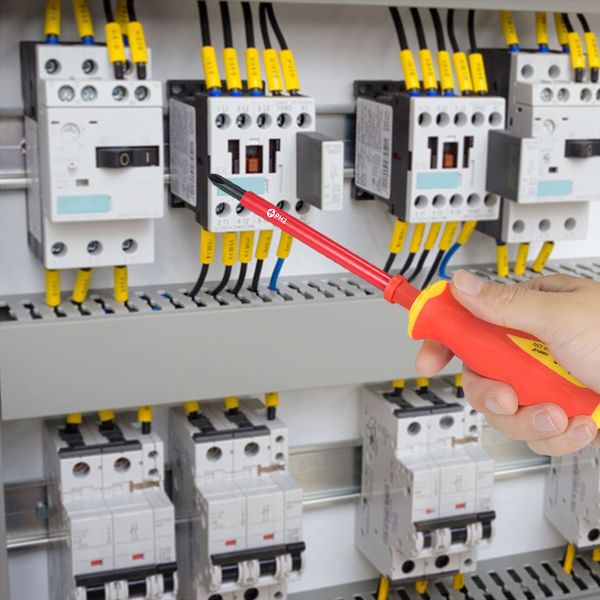 7pcs outil de tournevis à main électrique isolé par électricien polyvalent kit