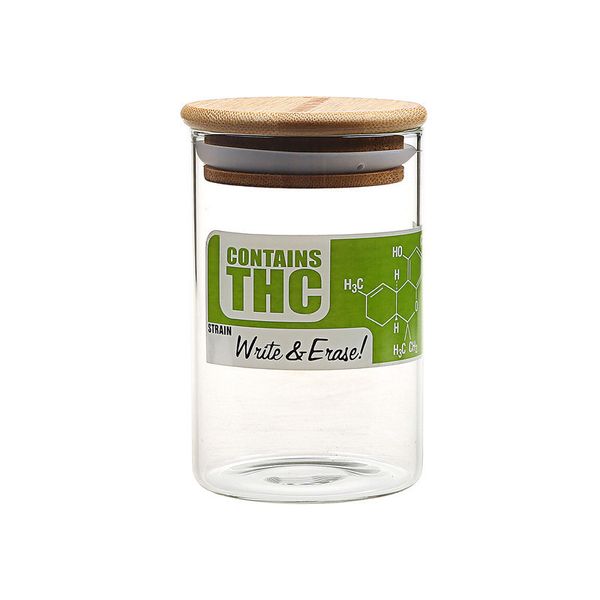 glass herb containers