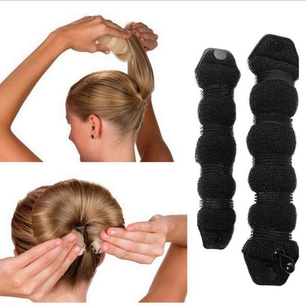 Practical Sponge Hair Styling Device Donut Bun Maker Chrismas