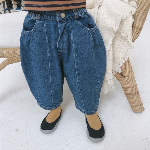 

mabeezo wholesale boys girls denim pants spring autumn (pick size, Blue