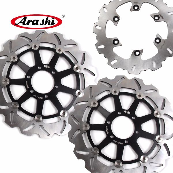 

arashi for yamaha xjr 400 1995 - 2000 xjr400 front rear brake disc disk rotor motorcycle accessories cnc aluminum 1996 1997 1998 1999