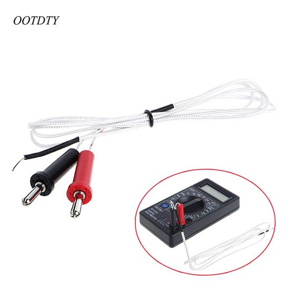 

ootdty tp-01a k-type wire temperature test thermocouple sensor probe 100cm