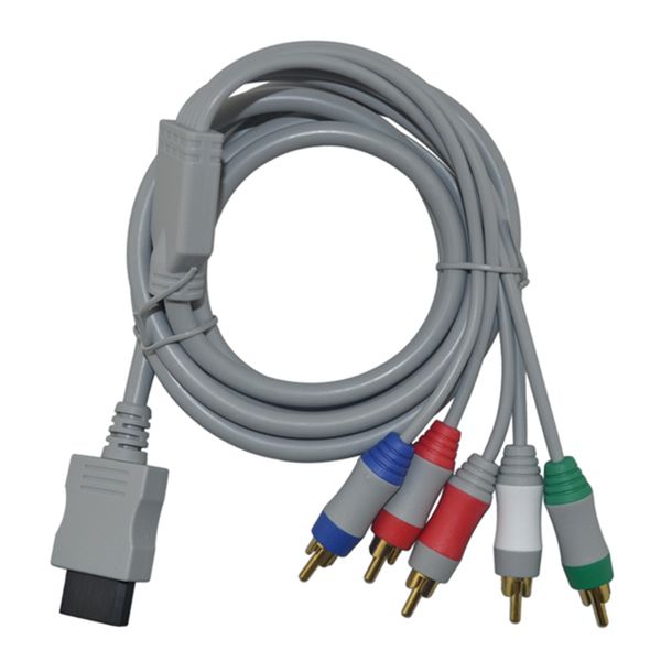 Cavo AV componente 5 RCA Video Stereo Audio Cavo A/V Cavo per HDTV per Wii WiiU DHL FEDEX UPS SPEDIZIONE GRATUITA