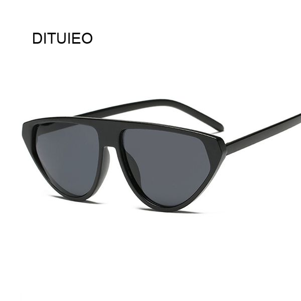 

retro cat eye sunglasses women oversized frame triangle sun glasses female eyewear feminino lunette soleil, White;black