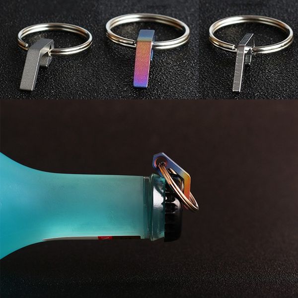 

tc4 мини открывалка для бутылок брелок инструменты открытый edc кемпинг оборудование карманный легкий открывалка