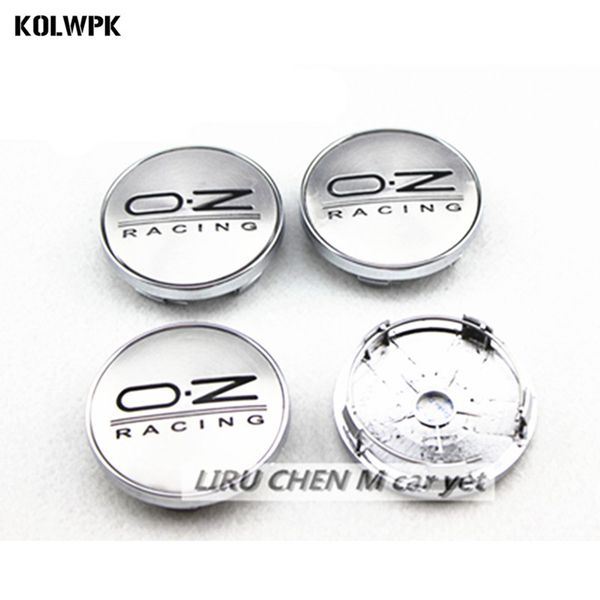 

2018 new 4 x 60mm red oz o.z racing car wheel rim cover center hub caps for vw golf polo civic cruze metal