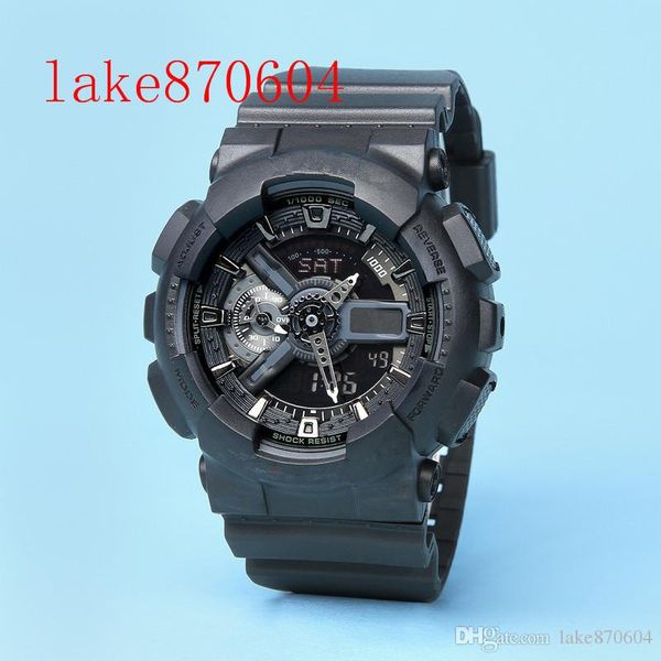 

AAA ТОП мужчины военные часы 50 м водонепроницаемый с коробкой высокое качество relogio камуфляж Мужские спортивные часы, люксовый бренд мужские часы LED