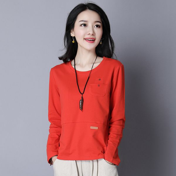 

wholesale 2018 new autumn winter selling women's fashion casual t shirt lady beautiful nice g105, White