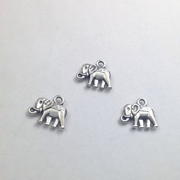 

античный серебряный слон очарование кулон necklacebracelet аксессуары мода женщины мужчины ювелирные изделия оптовая уникальный подарок, Bronze;silver