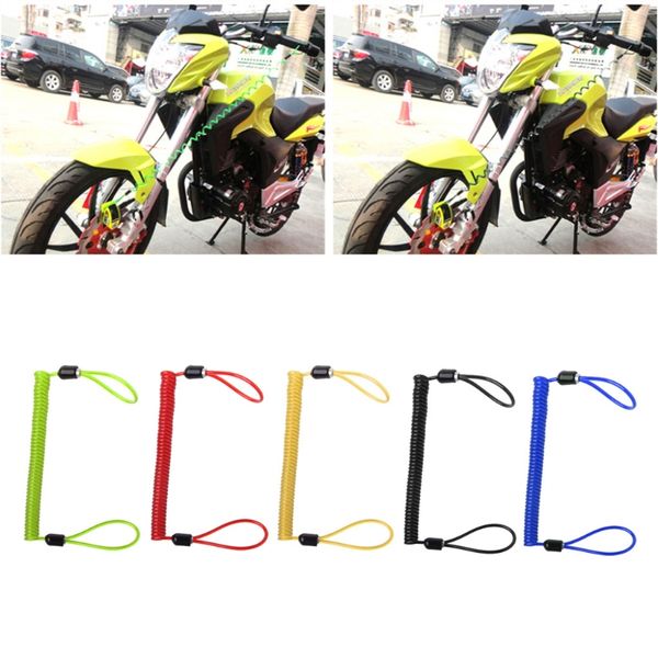 

qilejvs 150cm alarm disc lock security spring reminder cable motorcycle bike scooter #1