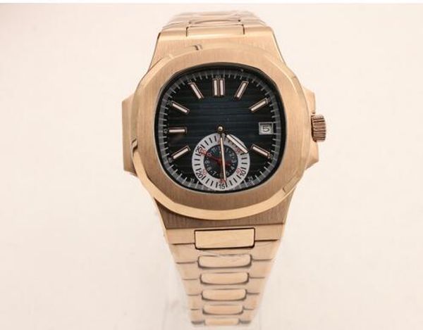 

luxury watch rose gold white dail parro body automatic steel men wristwatch mens watch, Slivery;brown