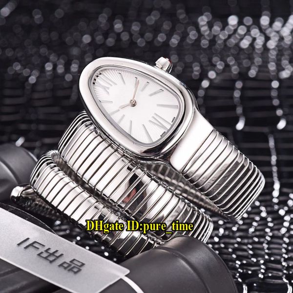 

Дешевый новый Serpenti Tubogas 101911 SP35C6SS.2Т белый циферблат швейцарский кварцевые женские