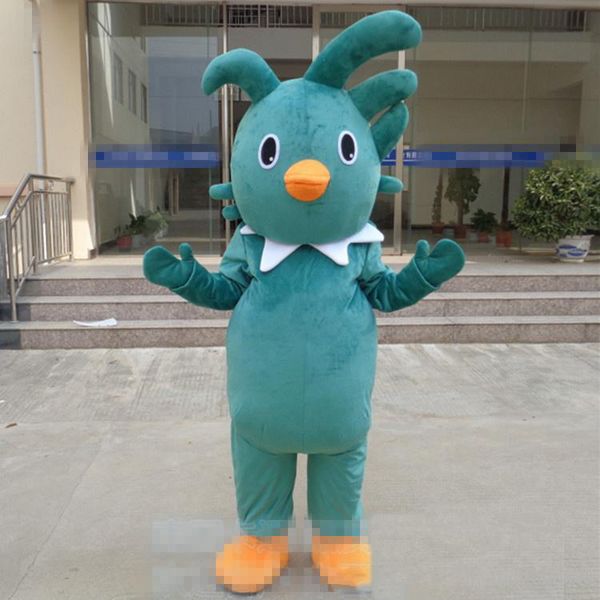 Acheter Mascotte Oiseau Vert De Bande Dessinée De Taille Adulte Oiseau Bébé Kit Costume Fantaisie Personnalisé Mascotte Thème Déguisement Costume De