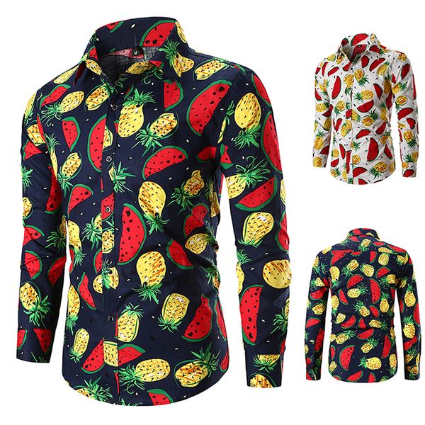 camisa de piñas hombre