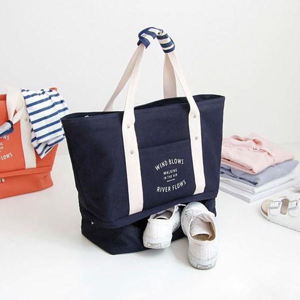 

independent shoes storage and waterproof travel bag