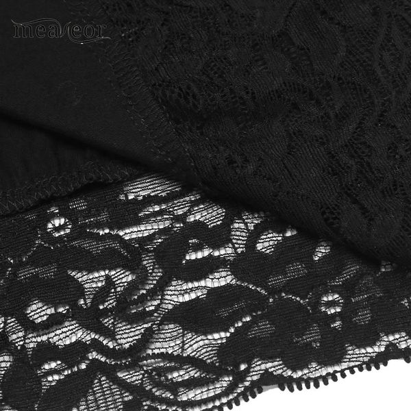 

meaneor tank fashion lace patchwork straps soft tunic women, White