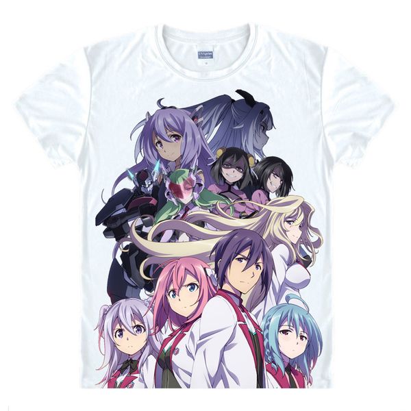 

the asterisk war t-shirts multi-style short sleeve shirts gakusen toshi asterisk gaiden ayato amagiri asutarisuku cosplay shirt, White;black