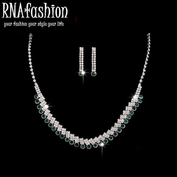 

simple fashion african bridal jewelry sets for women necklace earrings sets wedding jewelry party wedding, Silver