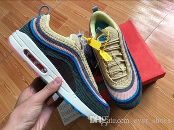 

Новый Шон Wotherspoon х 97 непобежденным ультра 1/97 OG VF SW гибридные мужские женские кроссовки для мужчин спортивные 97s кроссовки