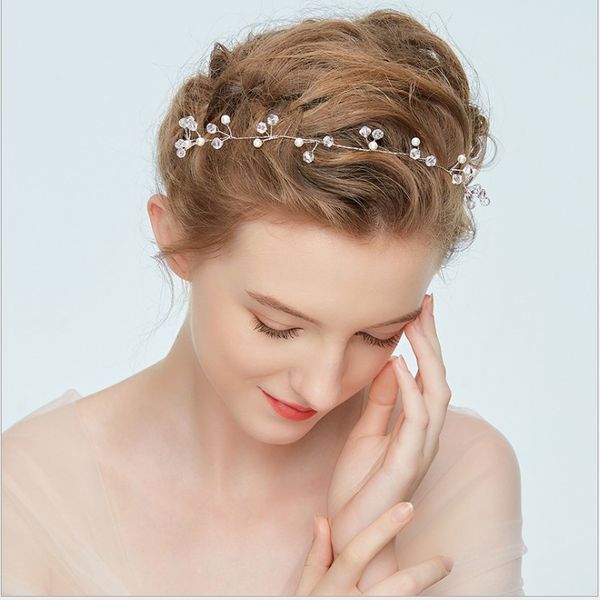 Cheap Beautiful Wedding Bridal Hair Jewelry Crystal Tiaras Hair