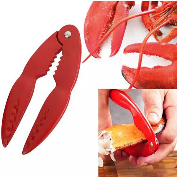 

красный морепродукты эмалированные краб крекер морепродукты инструмент омар крекер морепродукты плоскогубцы омар клипы кухня гаджеты 516