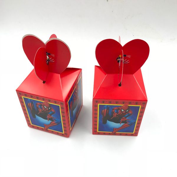 

12pcs printed candy boxes birthday party decoration theme gift boxes baby shower candy boxes