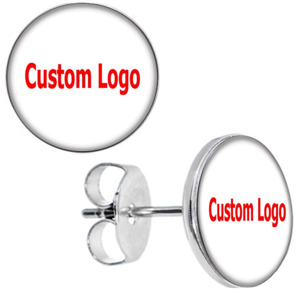 

Оптовая серьги на заказ серьги предоставленного логотипа серьги читеров 10*0,7 мм 50 шт ZCST-225