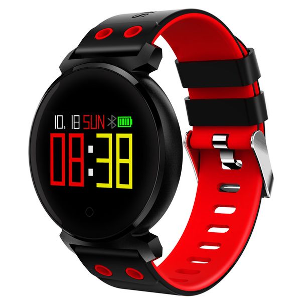 

pressure smart for watches wristwatch waterproof bluetooth smartwatch blood oxygen blood ip68 heart rate monitor android bracelet ios o ekku, Slivery;brown