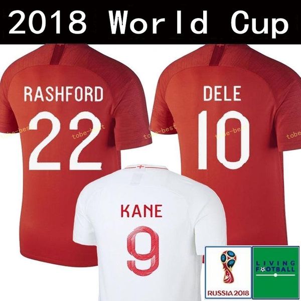 

9 Harry KANE 7 STERLING 10 DELE 2018 World Cup Soccer Jersey VARDY Stones Arnold Delph football shirt Henderson camisa de futebol
