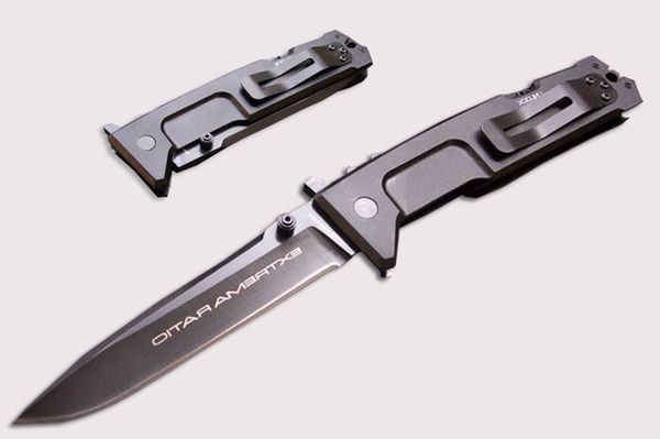 

Newest EXTREMA RATIO Folding Knife Nemesis Hunting Tools 26cm 440C 4mm Thickness Blade Outdoor Survival Knives Best Christmas Gift P336F