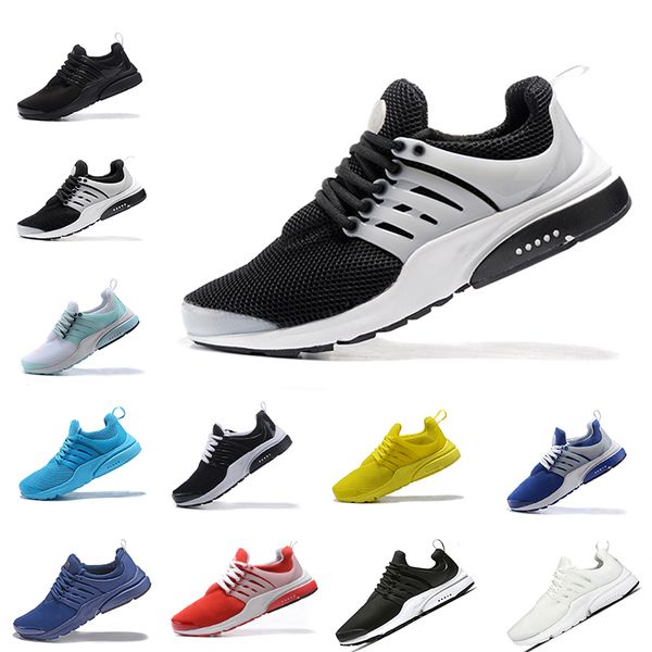 

TOP Quality Prestos 5 V Running Shoes Men Women 2018 Presto Ultra BR QS Yellow Pink Black Oreo Outdoor Sports Fashion Jogging Sneakers