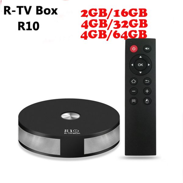 

R10 Android 9.0 Android TV Box 4 ГБ оперативной памяти RK3328 Четырехъядерный процессор 2.4G5G Wi-Fi Bluetooth 4.1 МИНИ-ПК VP9 H.265 Media Player