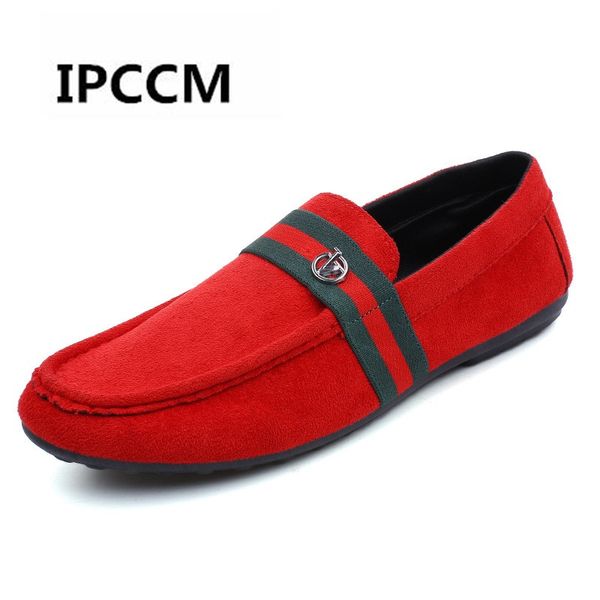 

ipccm 2018 spring/autumn new student comfortable breathable casual shoes men's korean youth trend fashion wild peas shoes, Black