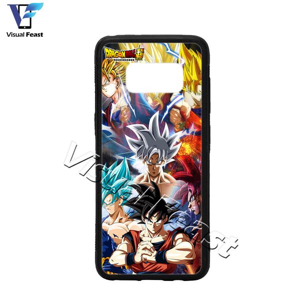 Ultra Instinct Dragon Ball Super Phone Case Goku All Characters Silver Mastered Dbs Dbz Anime For S8 Phone Case Cover Free Gift Custom Phone Cases