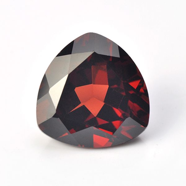 

20pcs/lot trillion shape facet 5*5-8*8mm machine cut factory wholesale chinese natural garnet red loose gemstone for jewelry making, Black