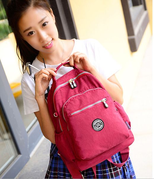 

travel backpack for women students 2018 waterproof nylon brand new fashion schoolbag softback shoulder bag bagpack