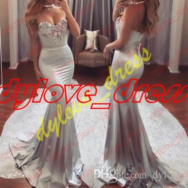 

2021 long evening gown robe de soiree mermaid prom dresses black