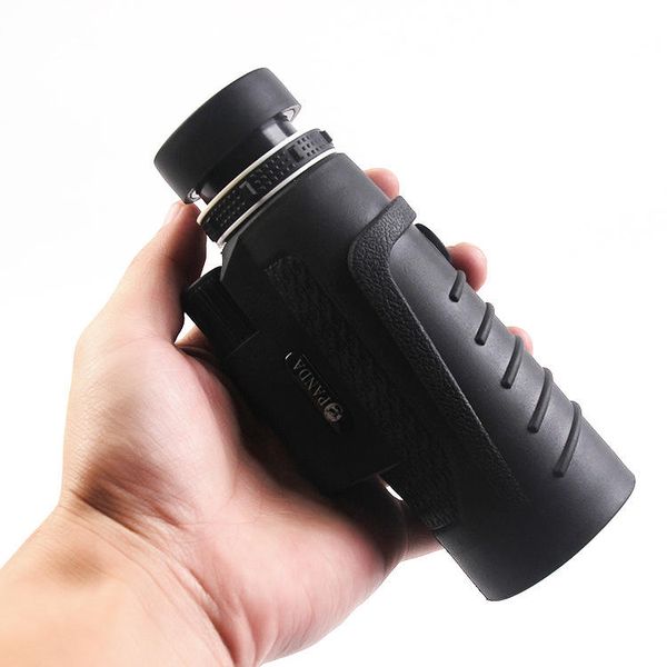 Telescópio óptico da lente óptica do visão da noite do monocular de HD Bak4 com o telescópio exterior-viagem do tripé para a câmera do telefone, gadgets ao ar livre