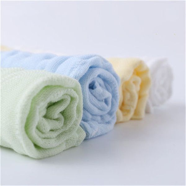

soft baby gauze towel bath cotton newborn wash cloth lattice pcs absorbent home stuff baby face towel kids square 70a0249