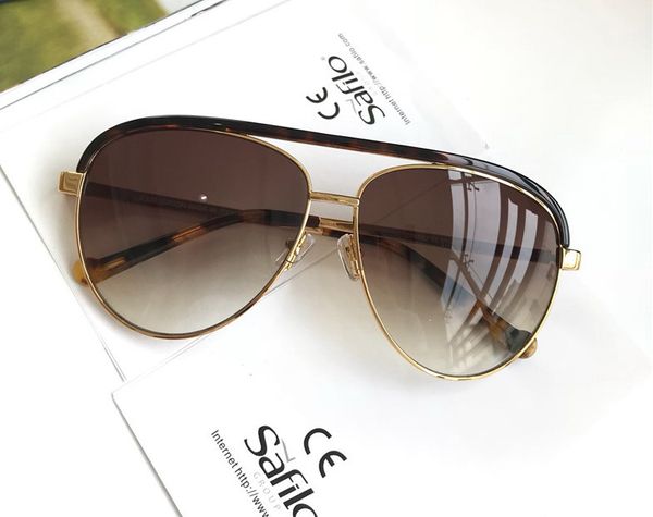 

women vintage retro round sunglasses gold pink brown shaded oversizded sunglasses new with box numlv180914-6, White;black