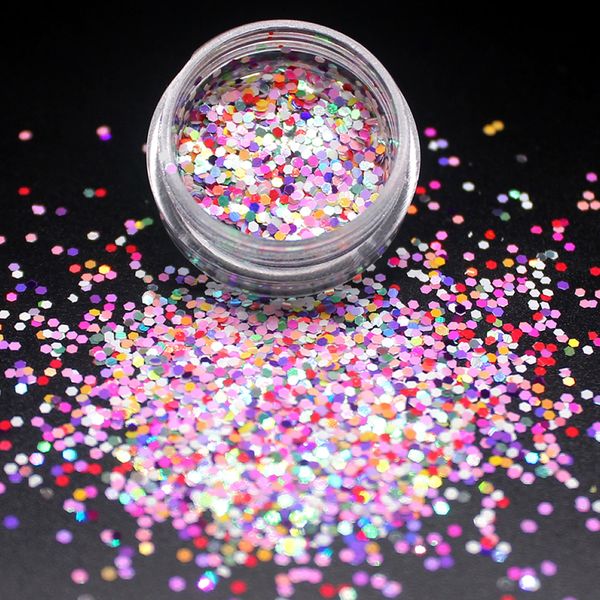 

new shiny round ultrathin sequins colorful nail art glitter tips 1mm 2mm 3mm manicure 3d nail decoration diy accessories 2017, Silver;gold