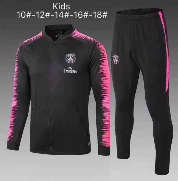 

TOP2018 2019 kids MBAPPE DI MARIA CAVANI Paris training suit soccer Jerseys kit18 fr VERRATT psg football jacket tracksuit