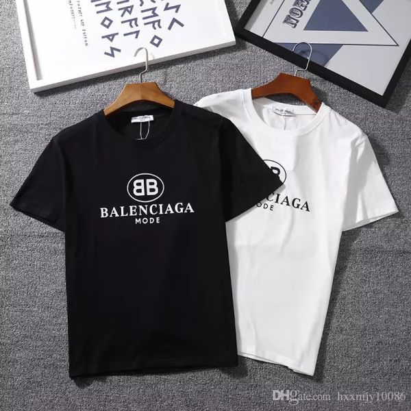 

Мужчины футболка Марка BB режим логотип письмо печатные футболки с коротким рукав