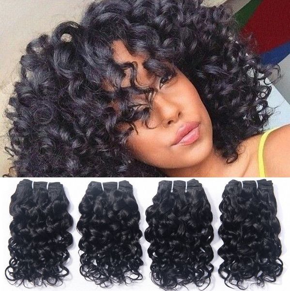 

Brazilian curly human hair weave 4 bundle unproce ed virgin remy wet and wavy exten ion 8a grade human hair weave exten ion 50g bundle
