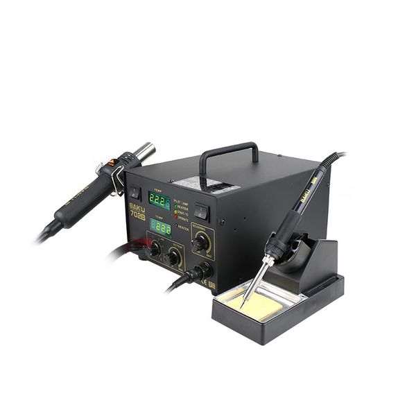 Estação de Retrabalho BGA com Ferro De Solda Pistola De Ar Quente, Dual Display ESD Qualidade CE Seguro para o Telefone Inteligente de Solda Elétrica Repair110 220 V)