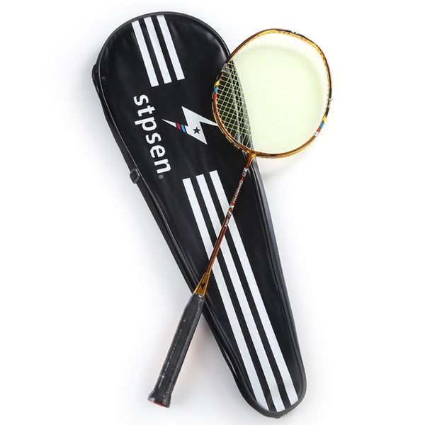 

2018 stpsen diamond x7 gold carbon fiber badminton racket secondary molding racket