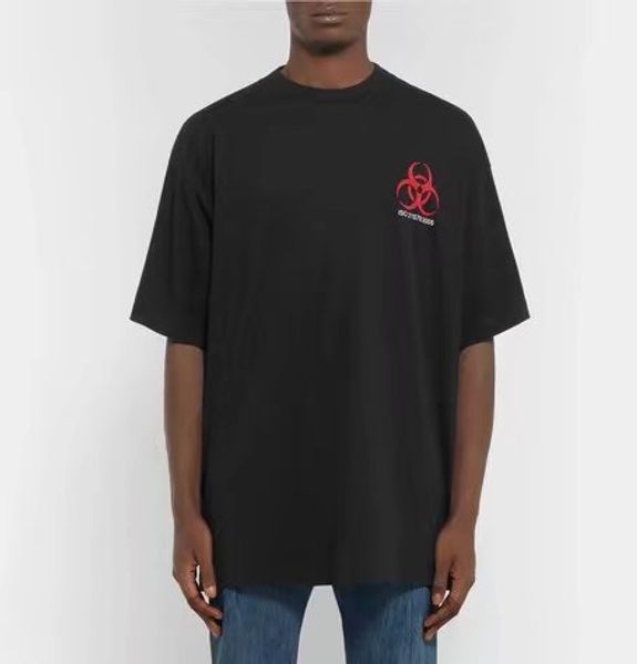 

2018SS новый хип-хоп лето лучшая версия kanye west Vetements негабаритных письмо печатных жен