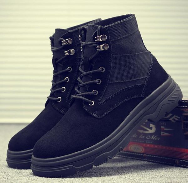 Autumn Style Leather Army Boots For Men Military Desert Tactical Boots Shoes Mens Combat Ankle Boots Canvas Zx257 Fashion Shoes Winter Shoes From