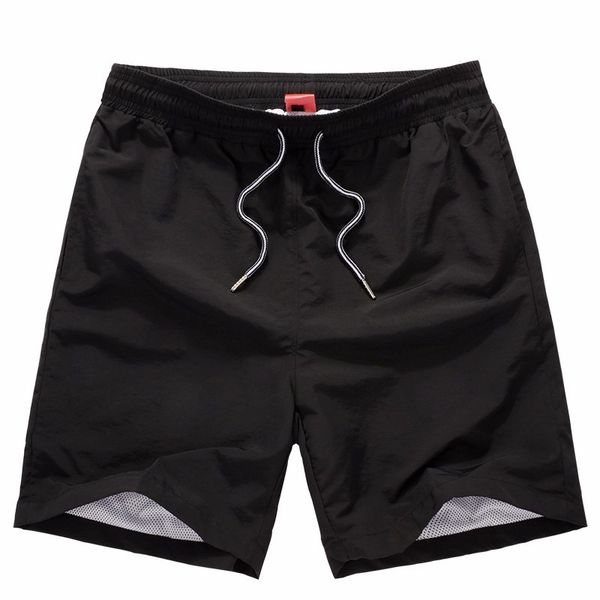 

regular breathable mesh fabric shorts pants 2018 summer fashion men shorts casual beach shorts joggers trousers solid color size 4xl, White;black