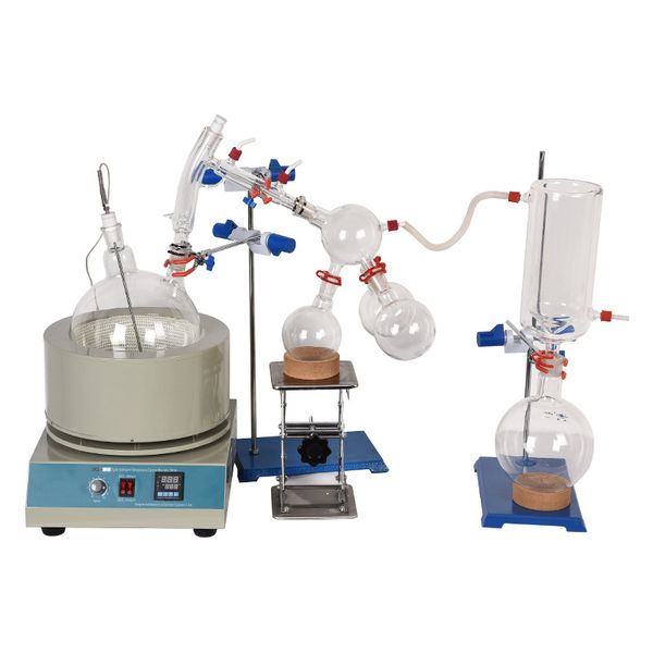 

zzkd laboratory electric heating jacket with magnetic stirring in the 2l short diameter rectification device